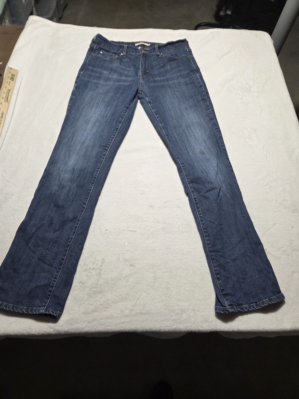Levi's Men's 505 Regular Fit Jeans Size 10L (30×34) Blue Denim